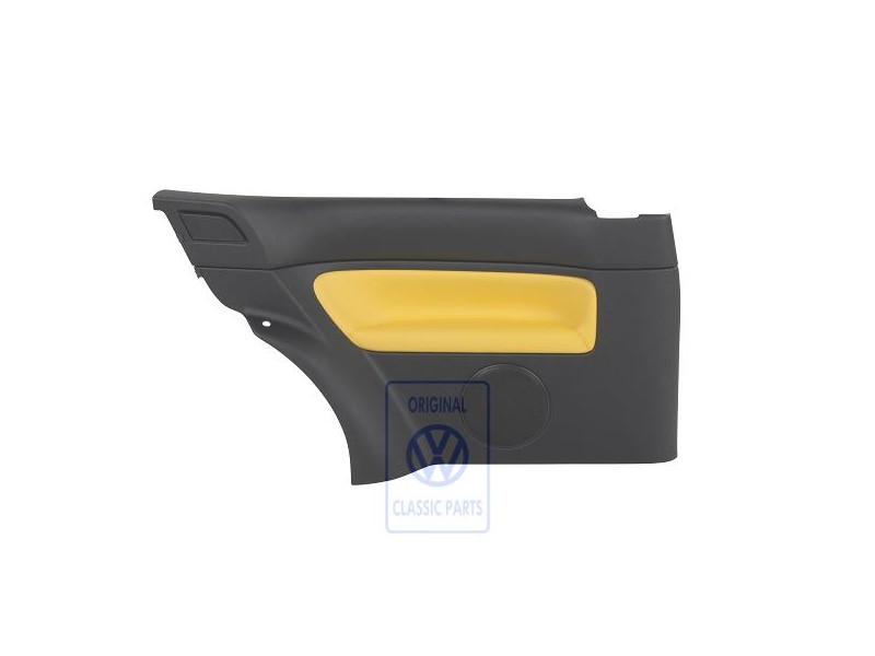 Genuine VW Side Panel Trim (Leather) Yellow - 1J3867043CBHUV