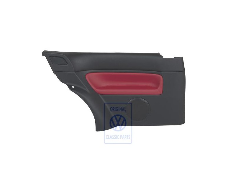 Genuine VW Side Panel Trim (Leather) Red - 1J3867043CBLLD