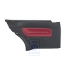 Genuine VW Side Panel Trim (Leather) Red - 1J3867043CBLLD