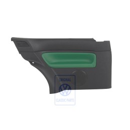 Genuine VW Side Panel Trim (Leather) Green - 1J3867043CBLLE