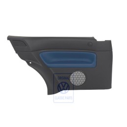 Genuine VW Side Panel Trim (Leather) Black/Jazz Blue - 1J3867043CCHSE