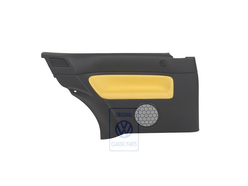 Genuine VW Side Panel Trim (Leather) Yellow - 1J3867043CCHUV