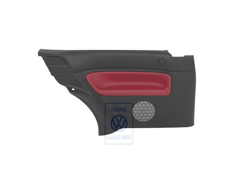 Genuine VW Side Panel Trim (Leather) Red - 1J3867043CCLLD