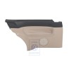 Genuine VW Side Trim (Fabric) Black/Light Beige - 1J3867043CJFWW