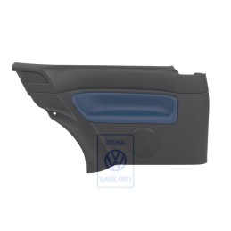 Genuine VW Side Panel Trim (Leather) Black/Jazz Blue - 1J3867043CMHSE
