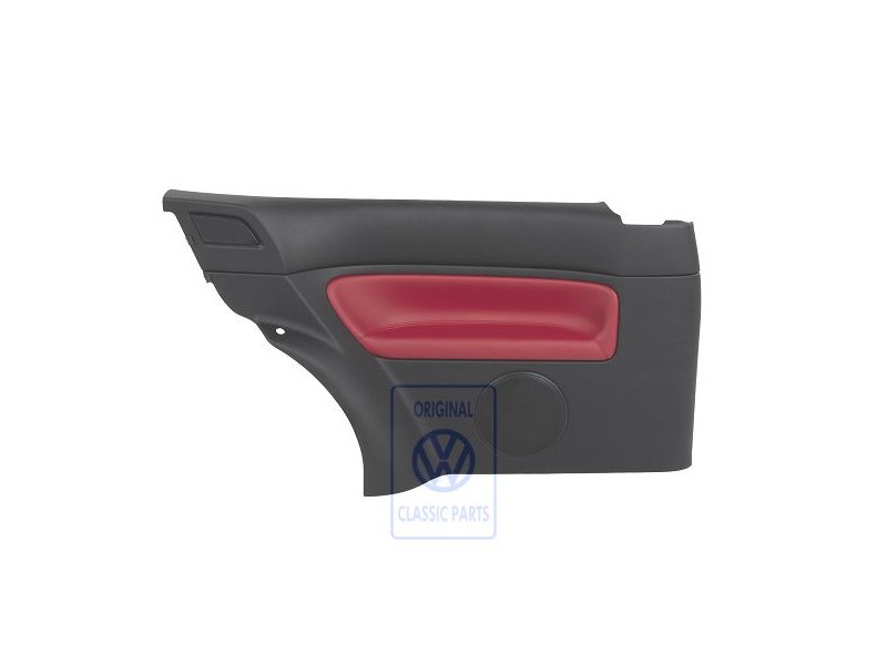 Genuine VW Side Panel Trim (Leather) Red - 1J3867043CMLLD