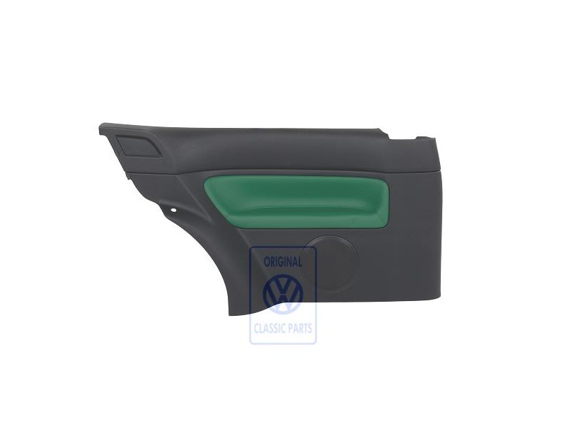 Genuine VW Side Panel Trim (Leather) Green - 1J3867043CMLLE