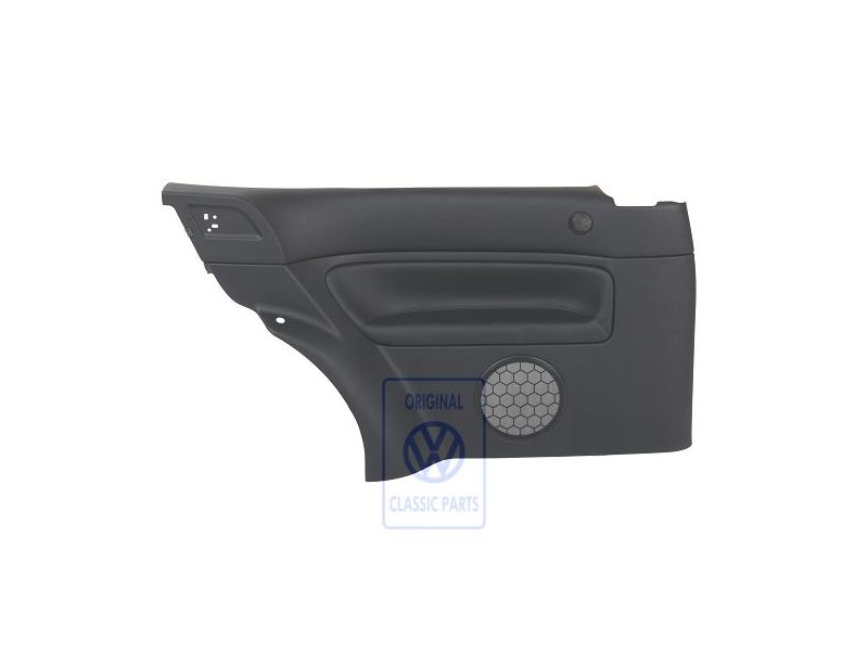 Genuine VW Side Panel Trim (Leather) Black/Black - 1J3867043CNHSA