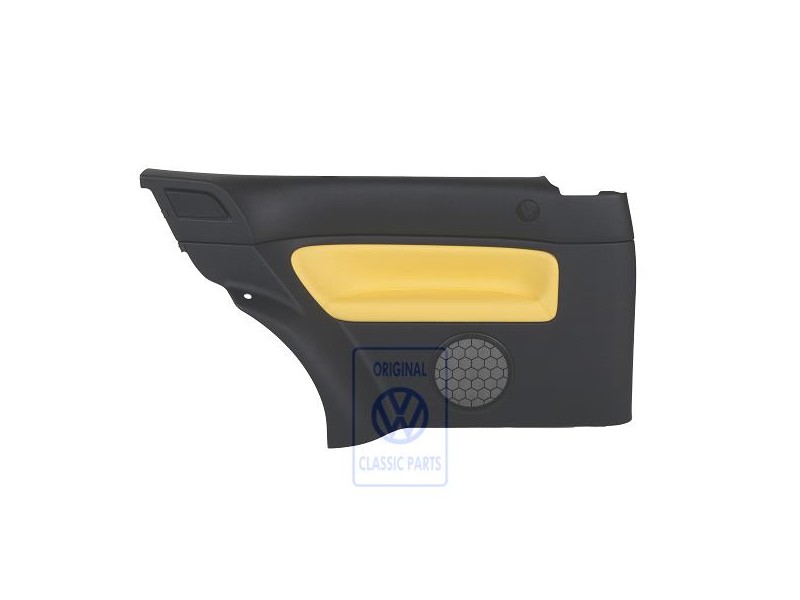Genuine VW Side Panel Trim (Leather) Yellow - 1J3867043CNHUV