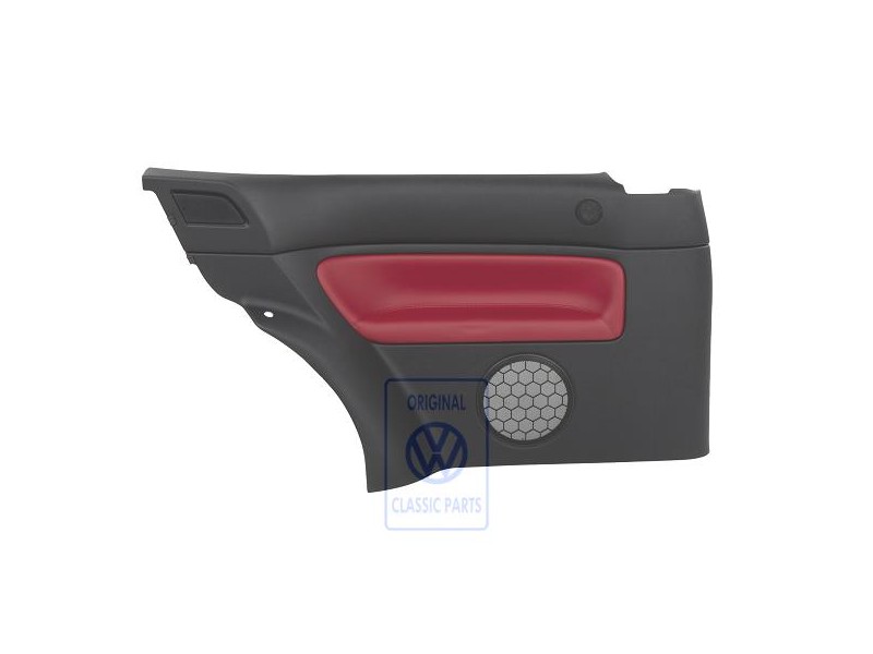Genuine VW Side Panel Trim (Leather) Red - 1J3867043CNLLD