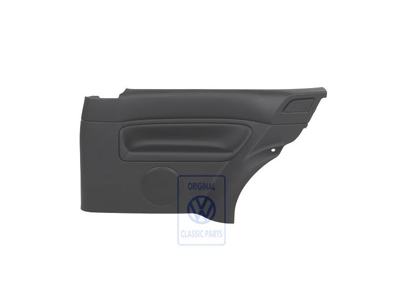 Genuine VW Side Panel Trim (Leather) Black/Black - 1J3867044CBHSA