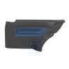 Genuine VW Side Panel Trim (Leather) Black/Jazz Blue - 1J3867044CBHSE