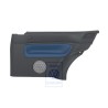 Genuine VW Side Panel Trim (Leather) Black/Jazz Blue - 1J3867044CCHSE