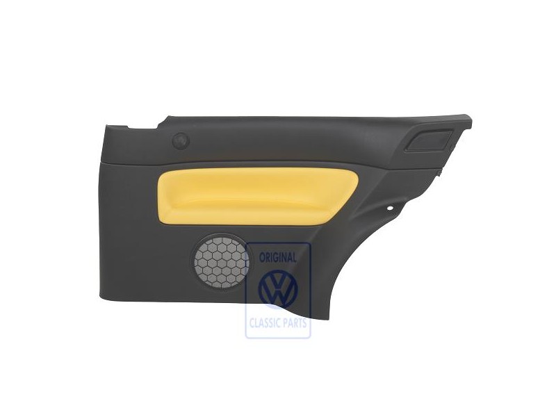Genuine VW Side Panel Trim (Leather) Yellow - 1J3867044CCHUV