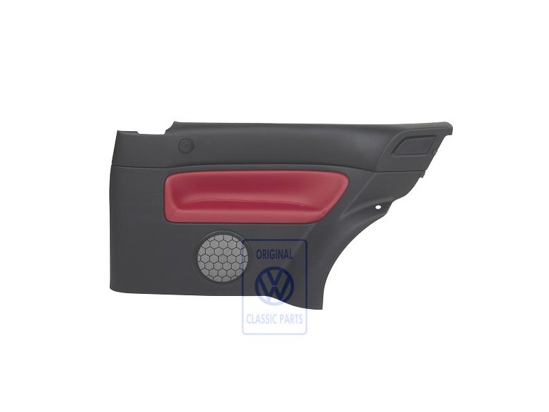Genuine VW Side Panel Trim (Leather) Red - 1J3867044CCLLD