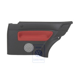 Genuine VW Side Trim (Fabric) Black/Tropical Orange - 1J3867044CGGHF