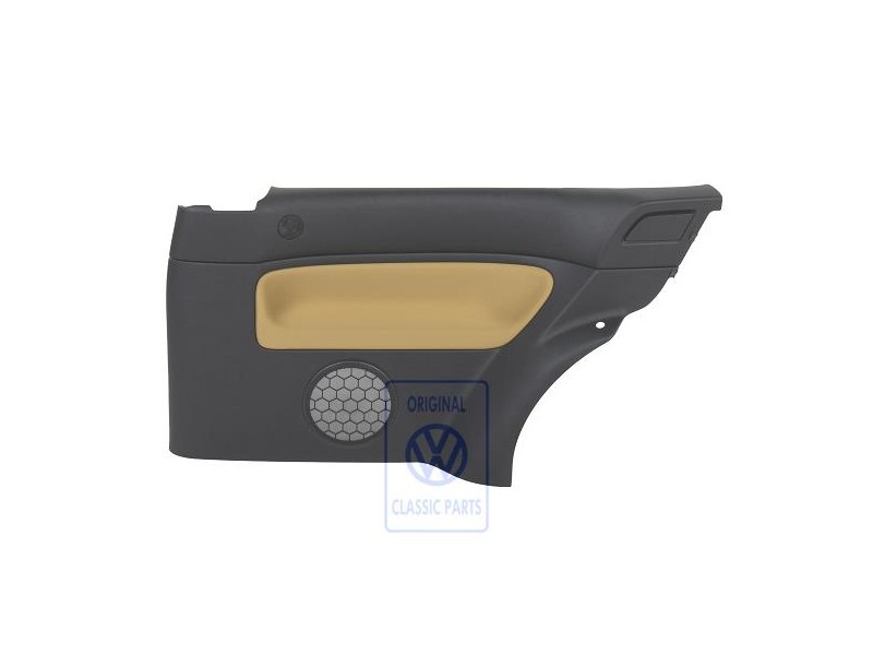 Genuine VW Side Trim (Fabric) Black/Yellow - 1J3867044CGGRE
