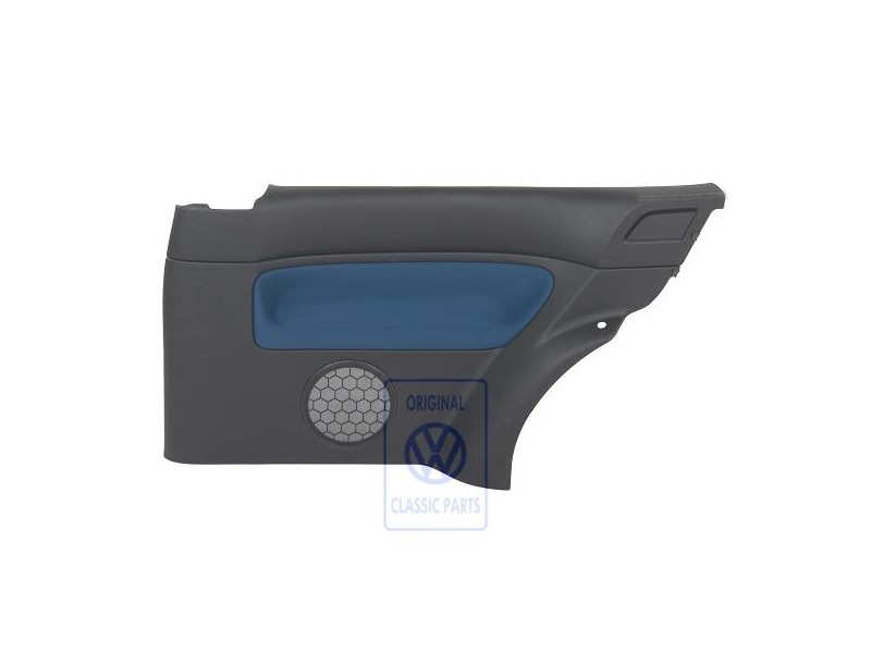Genuine VW Side Trim (Fabric) Black/Blue - 1J3867044CGHYX