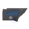 Genuine VW Side Trim (Fabric) Black/Blue - 1J3867044CGHYX