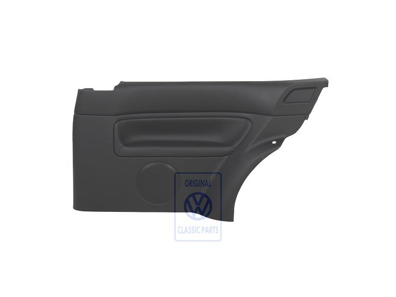 Genuine VW Side Panel Trim (Leather) Black/Black - 1J3867044CMHSA