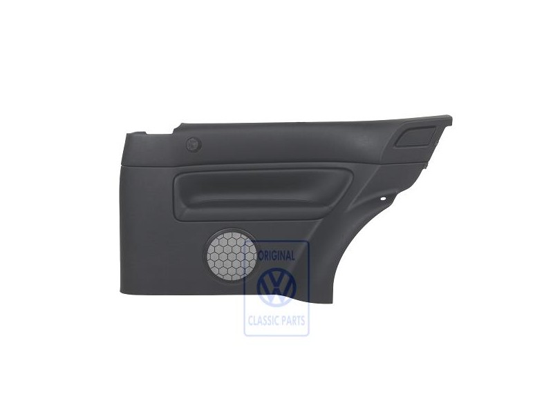 Genuine VW Side Panel Trim (Leather) Black/Black - 1J3867044CNHSA