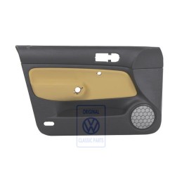 Genuine VW Door Panel Trim (Cloth) Black/Yellow - 1J4867011CNGRE