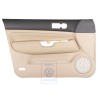 Genuine VW Door Panel Trim (Leather) Black/Light Beige - 1J4867011DFFWZ