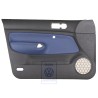 Genuine VW Door Panel Trim (Leather) Black/Orbitblue - 1J4867011DJGEC