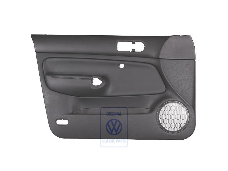 Genuine VW Door Panel Trim Leather Black/Black - 1J4867011DJGEN Genuine VW Door Panel Trim Leather Black/Black - 1J4867011DJGEN