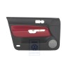Genuine VW Door Panel Trim (Leather) Red - 1J4867011FDLLD