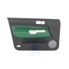 Genuine VW Door Panel Trim (Leather) Green - 1J4867011FDLLE