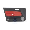 Genuine VW Door Panel Trim (Leather) Black/Tropical Orange - 1J4867011FEGEB