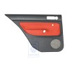 Genuine VW Door Panel Trim (Cloth) Black/Tropical Orange - 1J6867211ADGHF