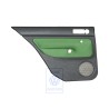 Genuine VW Door Panel Trim (Cloth) Black/Green - 1J6867211ADGHG