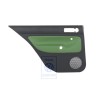 Genuine VW Door Panel Trim (Leather) Black/Cosmic Green - 1J6867211ATGED