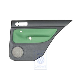 Genuine VW Door Panel Trim (Cloth) Black/Green - 1J6867212ADGHG