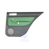 Genuine VW Door Panel Trim (Cloth) Black/Green - 1J6867212ADGHG