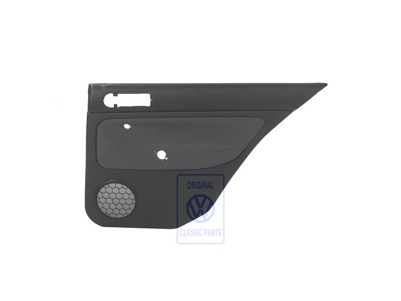 Genuine VW Door Panel Trim (Cloth) Black/Anthracite - 1J6867212ADGHJ