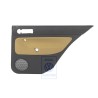 Genuine VW Door Panel Trim (Cloth) Black/Yellow - 1J6867212ADGRE