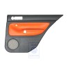 Genuine VW Door Panel Trim (Leather) Black/Tropical Orange - 1J6867212AHGEB