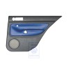 Genuine VW Door Panel Trim (Leather) Black/Orbitblue - 1J6867212AHGEC