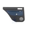 Genuine VW Door Panel Trim (Leather) Black/Orbitblue - 1J9867211AAGEC