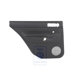 Genuine VW Door Panel Trim (Leather) Black/Black - 1J9867211AAGEN