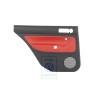 Genuine VW Door Panel Trim (Leather) Black/Tropical Orange - 1J9867211ALGEB