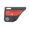 Genuine VW Door Panel Trim (Leather) Black/Tropical Orange - 1J9867212AAGEB