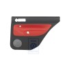 Genuine VW Door Panel Trim (Leather) Black/Tropical Orange - 1J9867212ALGEB