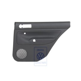 Genuine VW Door Panel Trim (Leather) Black/Black - 1J9867212ALGEN