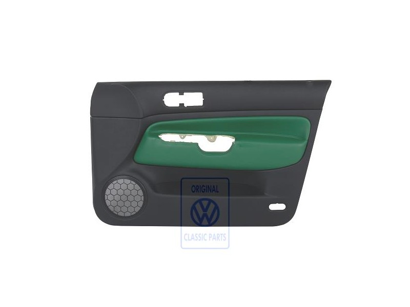 Genuine VW Door Panel Trim (Leather) Green - 1J4867012ELLLE