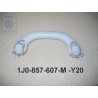 Genuine VW Roof Grab Handle Pearl Grey - 1J0857607M Y20