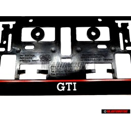 VW Classic Parts GTI 16V G60 License Number Plate Holder Frame Surround